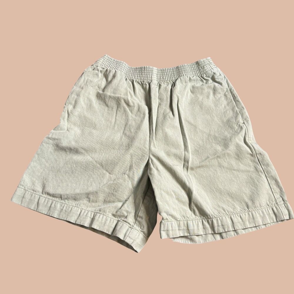 Wilfred Free Chino Shorts Women's Size Small Green High Waisted Pull On